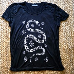 Truly Madly Deeply Black Snake & Stars Tee